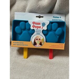 Paw Pops Silicone‎ Popsicle Molds - Makes 4 - New in Box